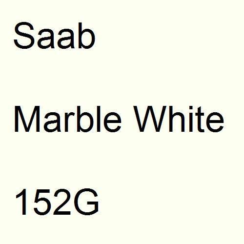 Saab, Marble White, 152G.